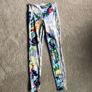Athleta colorful leggings XXS